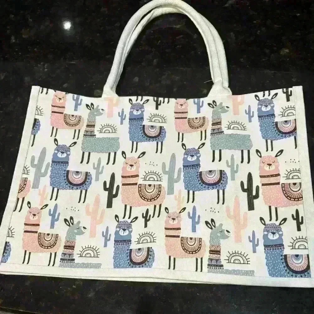 NWOT unbranded canvas tote, in original bag, new without tags. ALPACA’S